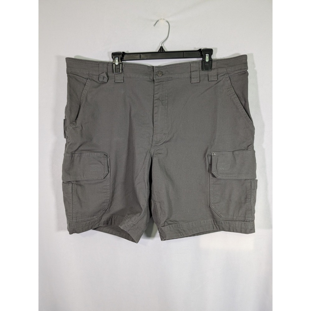 Men's DuluthFlex Fire Hose Relaxed Fit 9" Cargo Shorts Size 42 Gray
